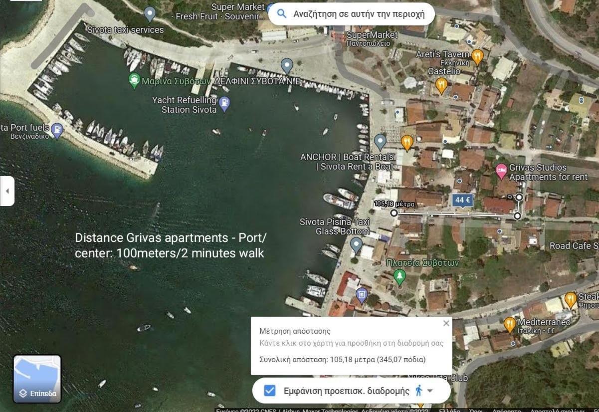 Grivas Apartments Sívota Dış mekan fotoğraf