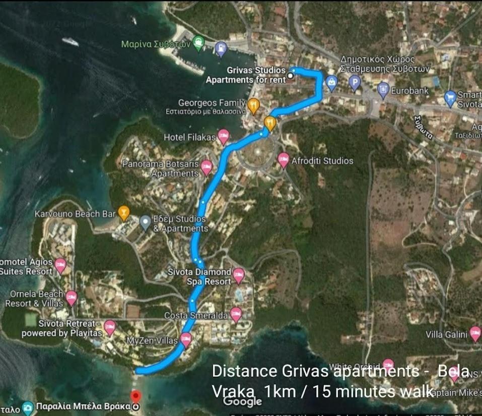 Grivas Apartments Sívota Dış mekan fotoğraf